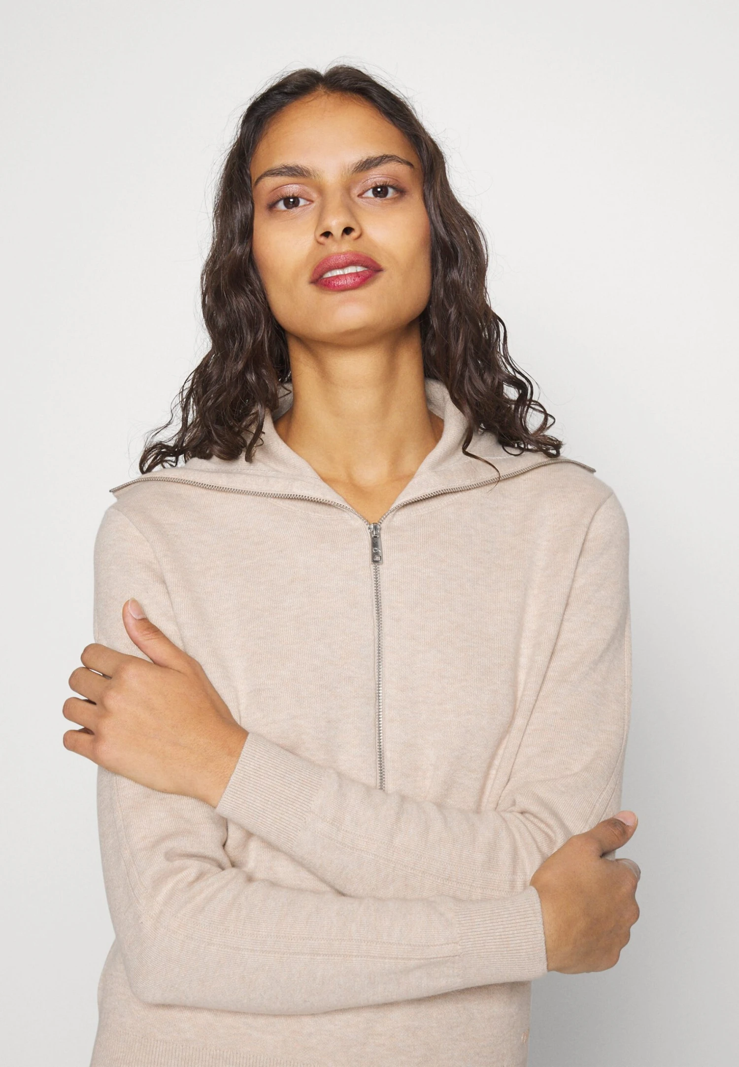 Calvin Klein Trui - White Clay Heather - Afbeelding 4