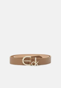 Calvin Klein Re Lock Charm Buckle - Riem - Safari