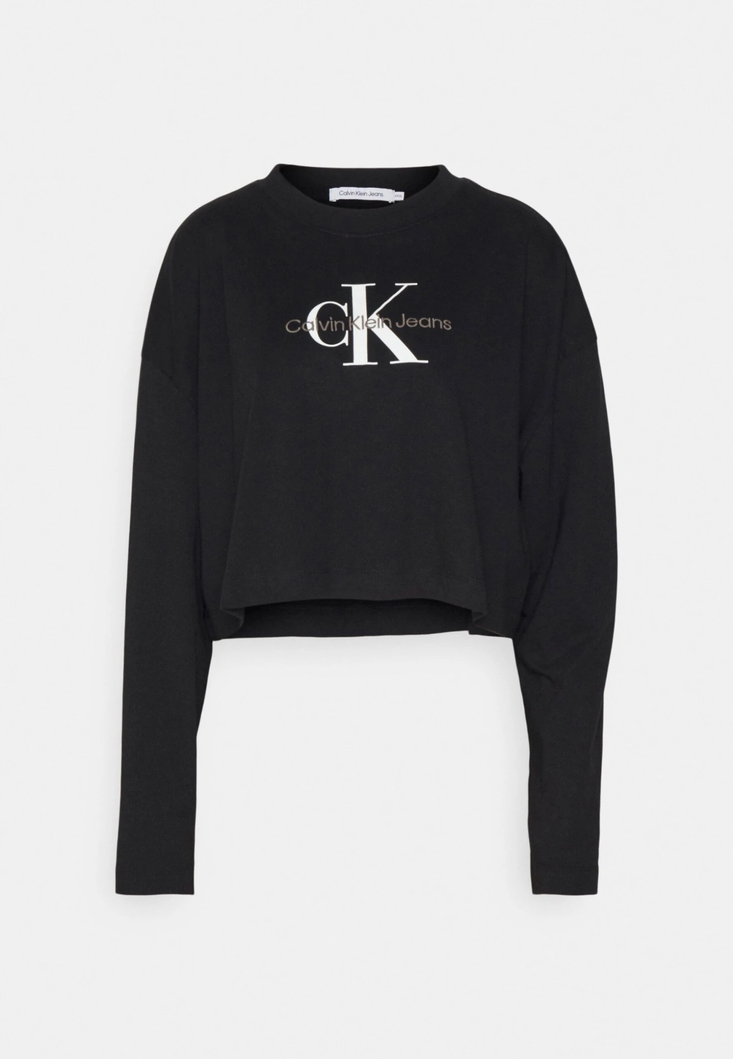 Calvin Klein Jeans Archival Monologo Long Sleeve - Sweater - Black - Afbeelding 4