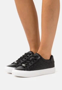 Calvin Klein Vulc Lace Up Mono Mix - Sneakers Laag - Black