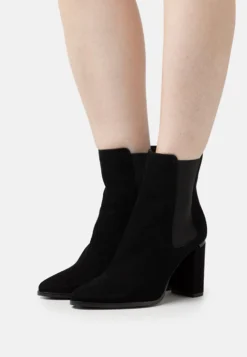 Calvin Klein Cup Chelsea Boot - Enkellaarsjes Met Hoge Hak - Black