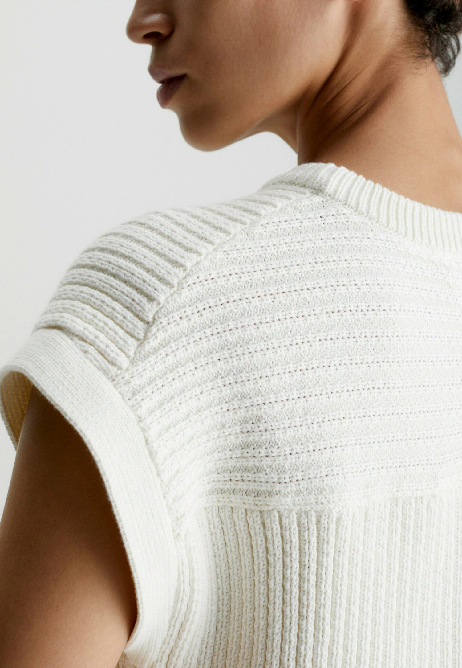 Calvin Klein T-Shirt Basic - Vanilla Ice - Afbeelding 4