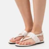 Calvin Klein Jeans Flat Webbing - Teensandalen - Ancient White