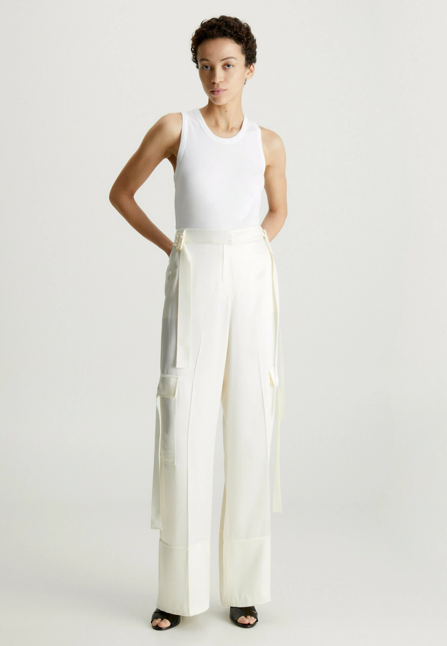 Calvin Klein Racerback Tank - Top - Bright White - Afbeelding 2