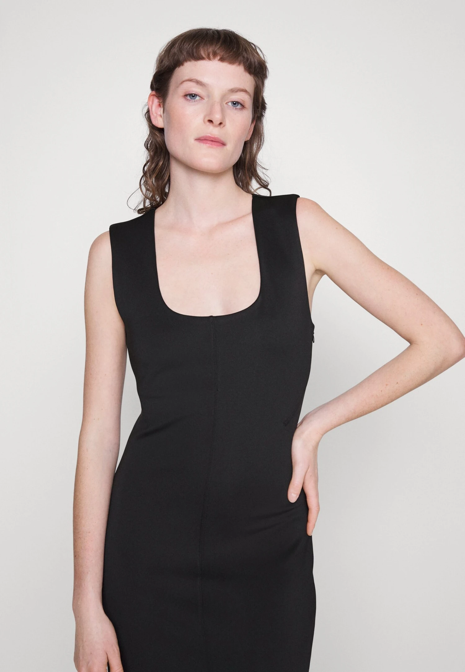 Calvin Klein Technical Midi Dress - Jurk - Black - Afbeelding 4