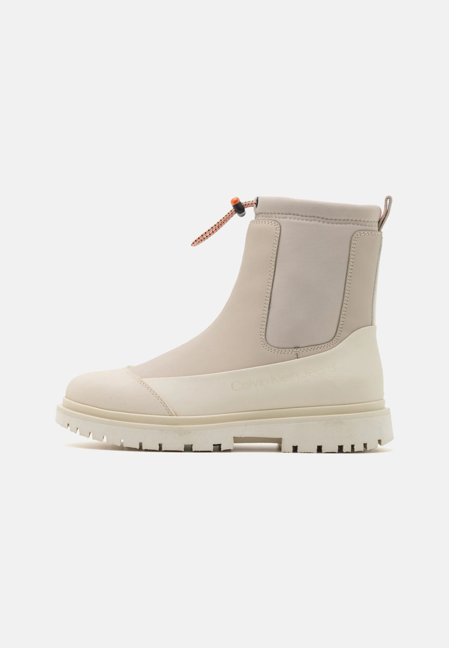 Calvin Klein Jeans Chunky Combat Chelsea Boot Rub - Korte Laarzen - Eggshell/Creamy White - Afbeelding 2