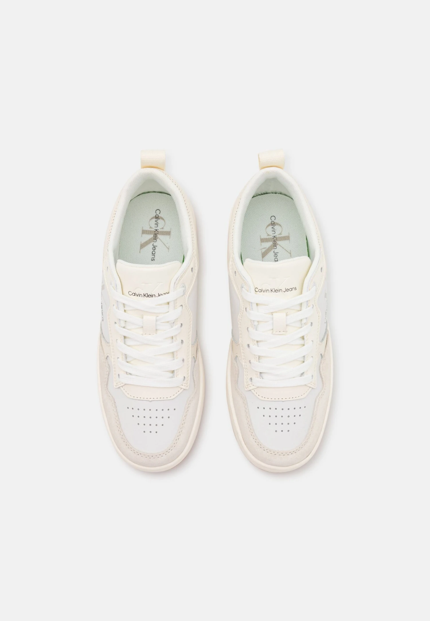 Calvin Klein Jeans Basket Cupsole Mono- Sneakers Laag - Ivory/Bright White - Afbeelding 6