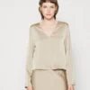 Calvin Klein Light Weight Shirt - Blouse - Medium Taupe