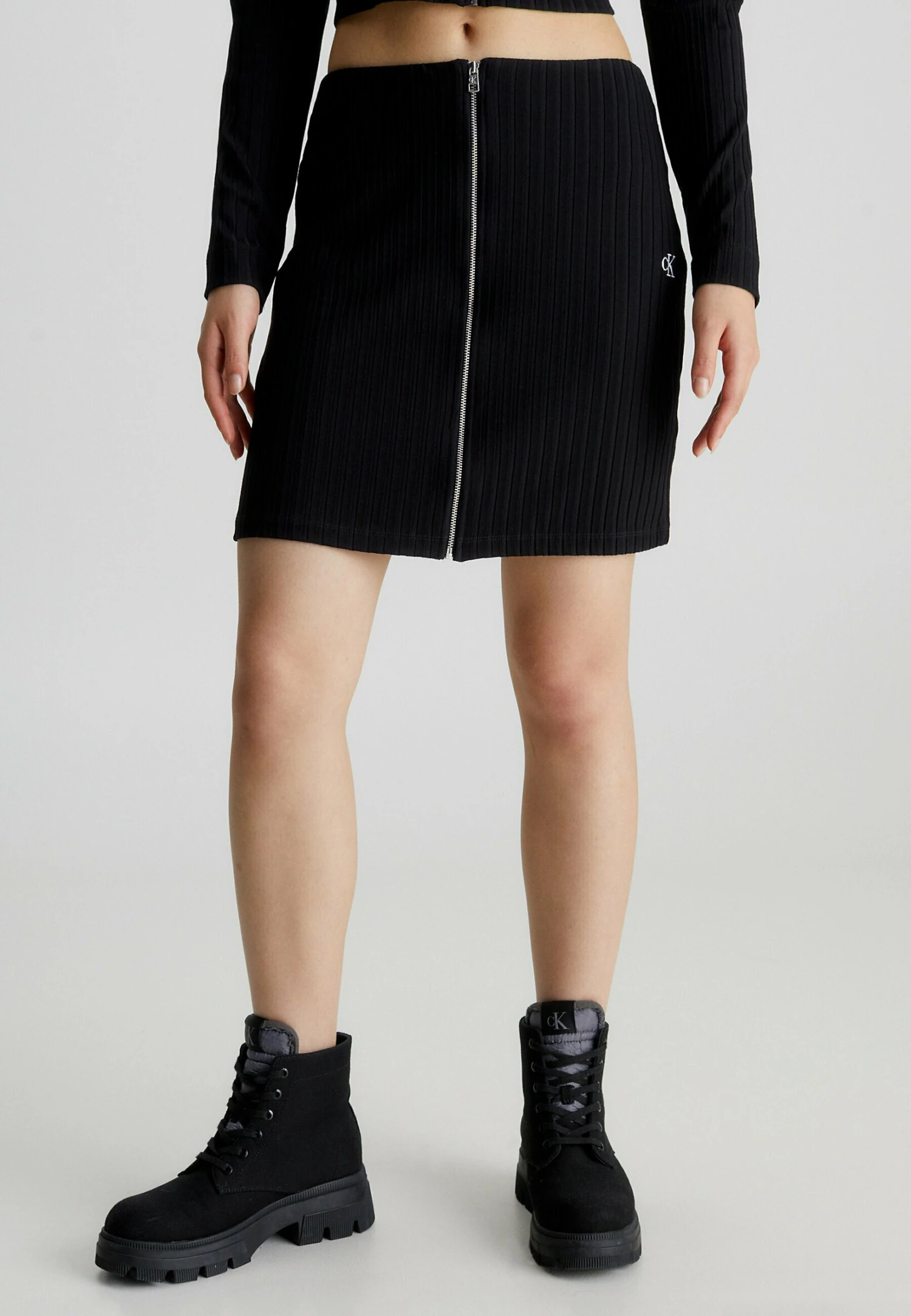 Calvin Klein Jeans Minirok - Ck Black