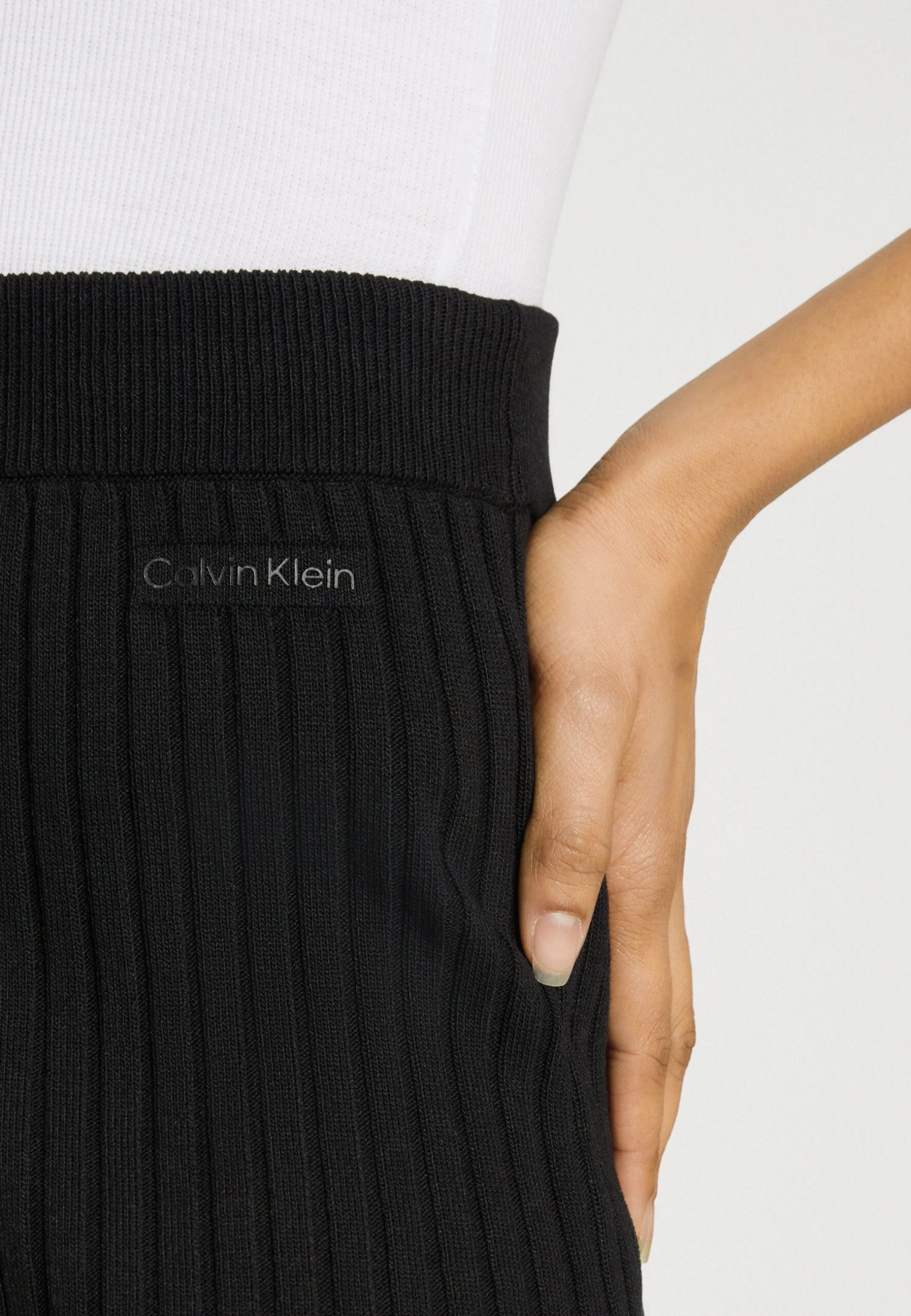 Calvin Klein Iconic Skirt - Kokerrok - Black - Afbeelding 6