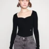 Calvin Klein Jeans Shiny Body - Longsleeve - Black