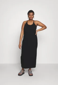 Calvin Klein Slip Dress - Jerseyjurk - Black