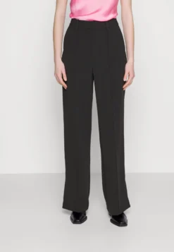 Calvin Klein Wide Pant - Broek - Black