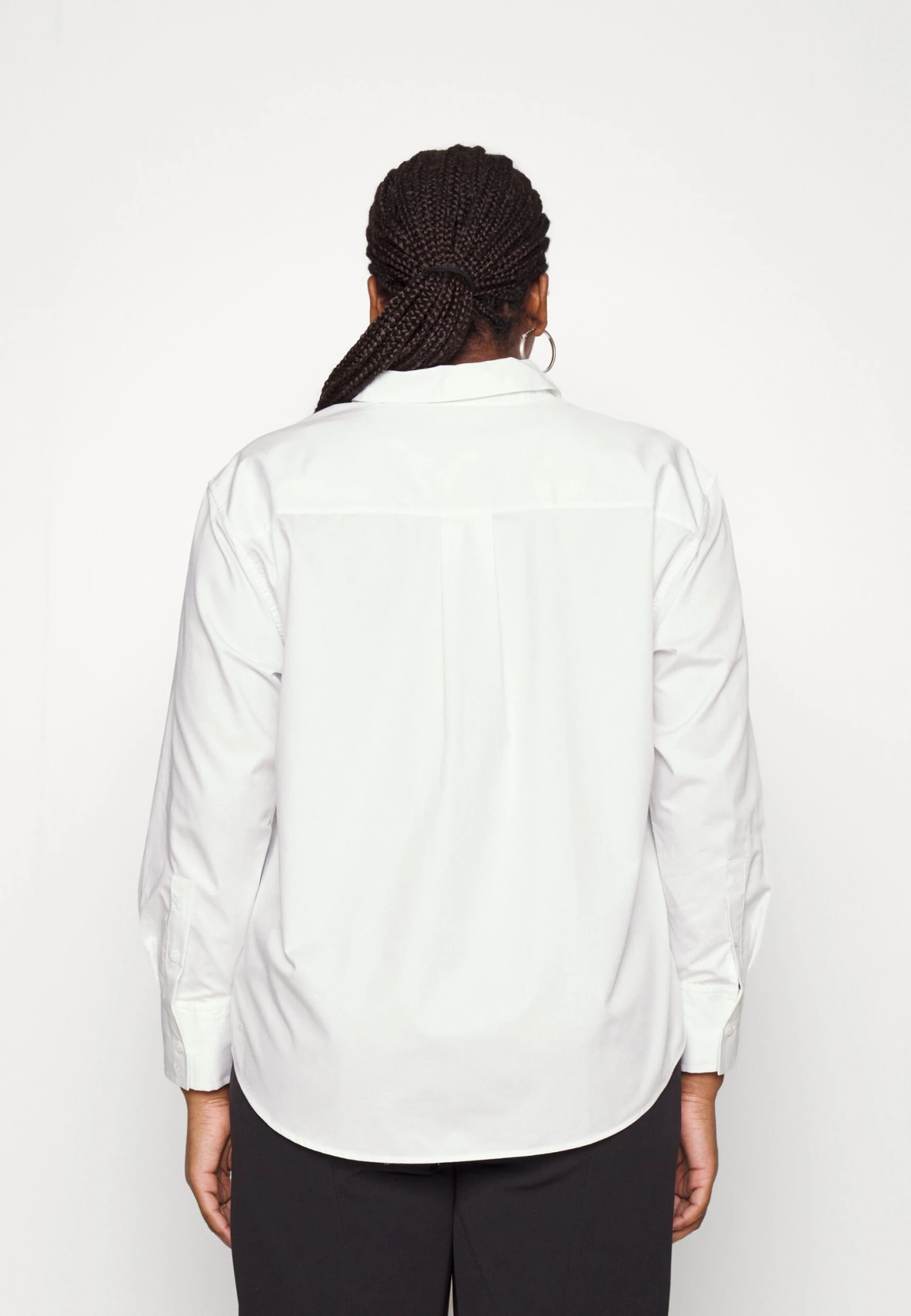 Calvin Klein Inclusive Relaxed Cotton Shirt - Blouse - Bright White - Afbeelding 3