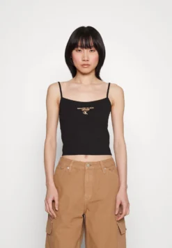 Calvin Klein Jeans Strappy Tank - Top - Black