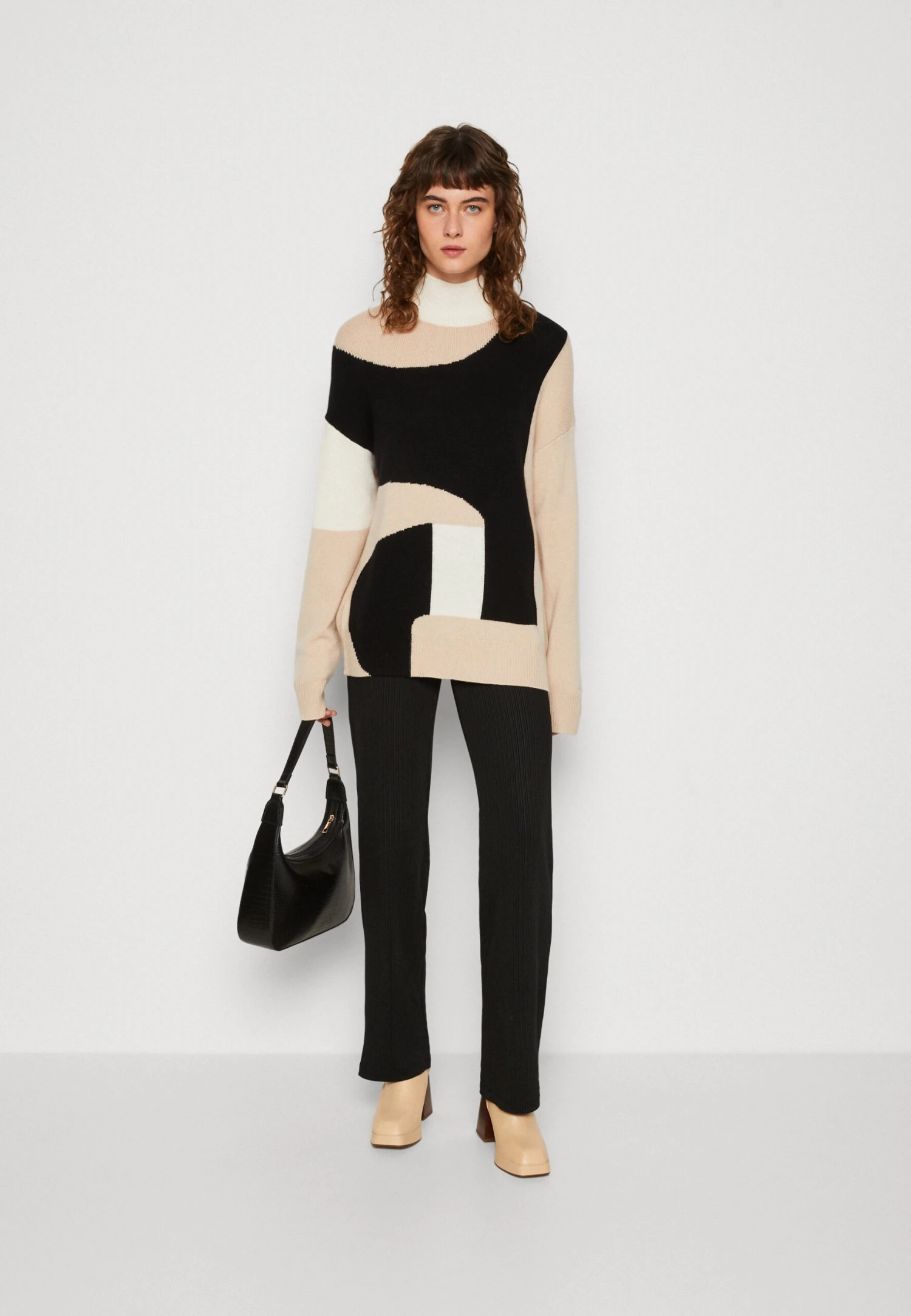 Calvin Klein Jeans Shiny Wide Leg Pants - Broek - Ck Black - Afbeelding 2