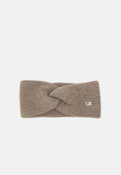 Calvin Klein Relock Twisted Headband - Oorwarmers - Deep Taupe