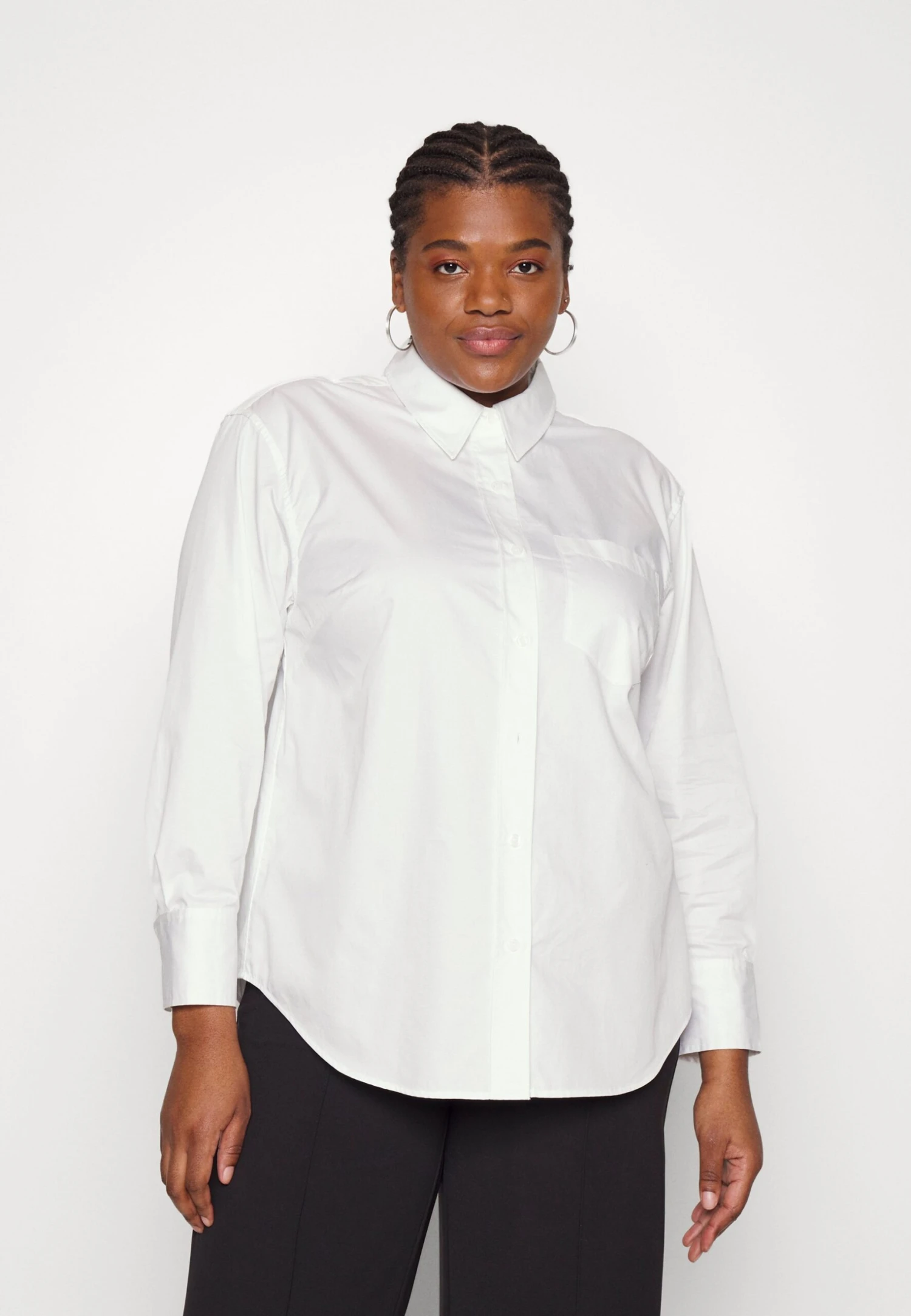 Calvin Klein Inclusive Relaxed Cotton Shirt - Blouse - Bright White
