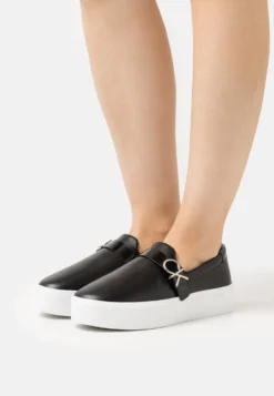 Calvin Klein Flatform Cup Slip On- Instappers - Black