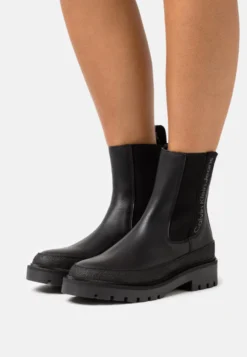 Calvin Klein Jeans Combat Mid Chelsea Boot - Korte Laarzen - Black