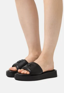 Calvin Klein Dress Flatform- Muiltjes Met Hak - Black