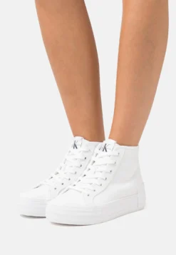 Calvin Klein Jeans Flatform Bold Essential - Sneakers Laag - White