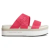 Calvin Klein Jeans Flatform Webbing - Muiltjes - Raspberry Sorbet