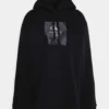 Calvin Klein Jeans Label Oversized - Hoodie - Black/Bright White