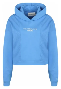 Calvin Klein Jeans Interlock - Hoodie - Blue Crush