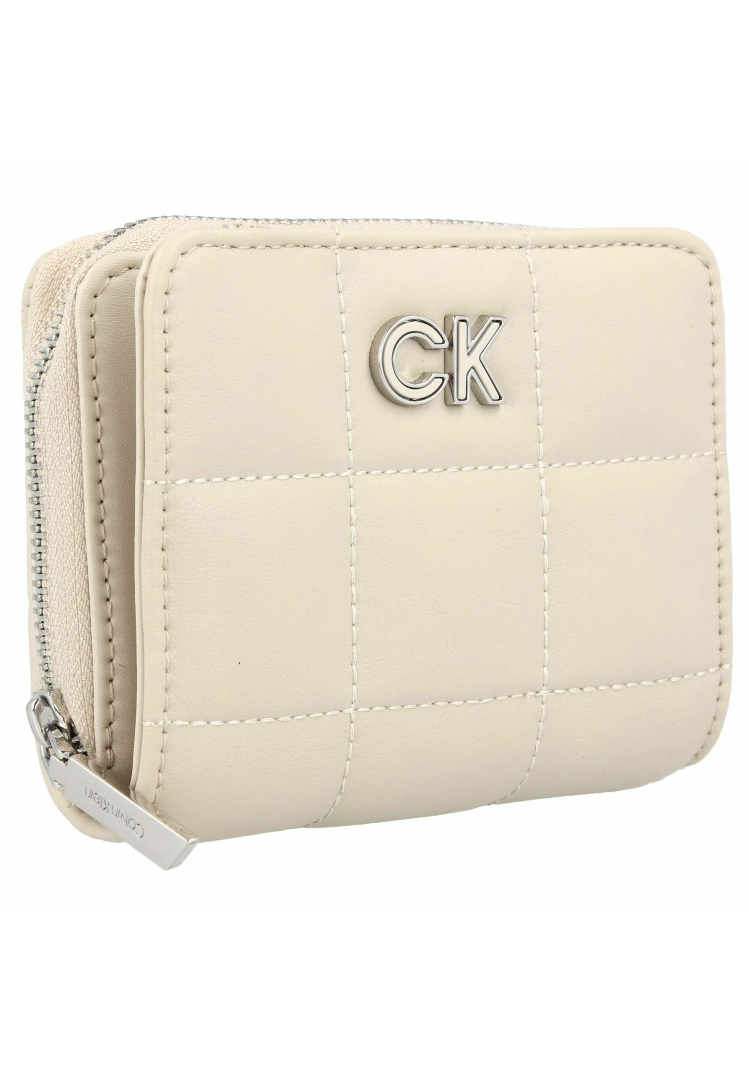 Calvin Klein Re-Lock Quilt 12 Cm - Portemonnee - Stoney Beige - Afbeelding 6