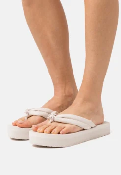 Calvin Klein Flatform - Teensandalen - Crystal Gray