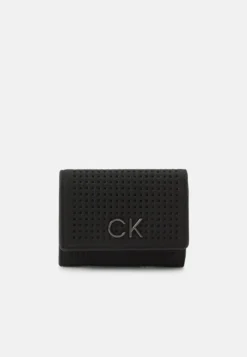 Calvin Klein Trifold Perf - Portemonnee - Black