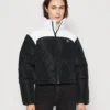 Calvin Klein Jeans Cropped Puffer - Winterjas - Black/ Bright White