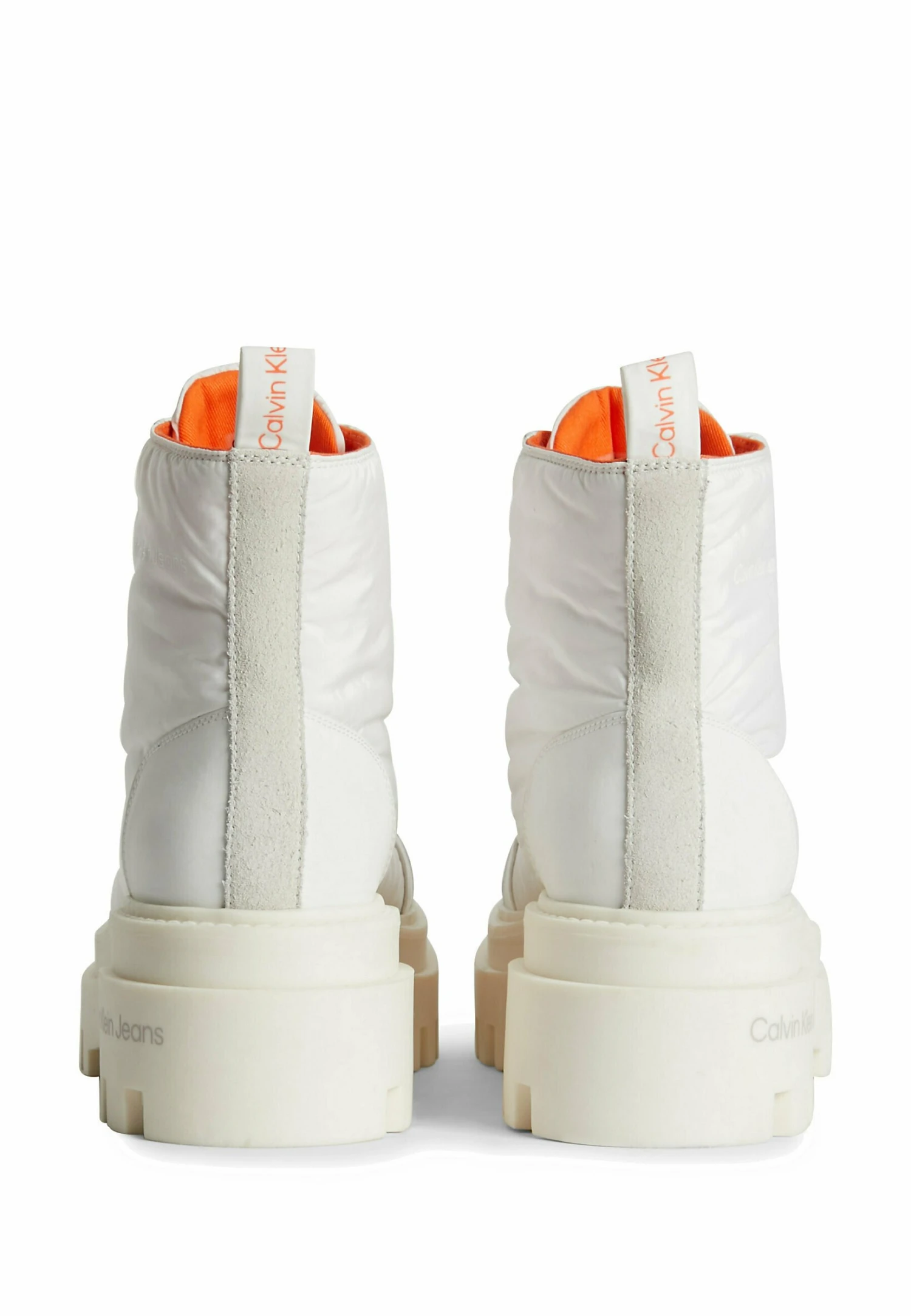 Calvin Klein Recycled- Enkellaarsjes Met Plateauzool - White - Afbeelding 4