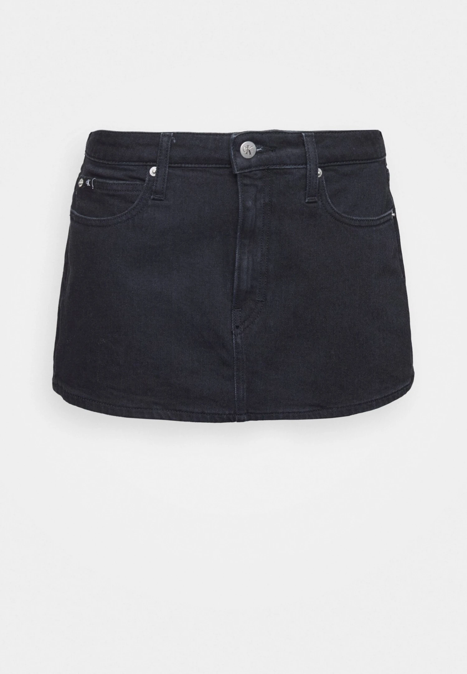 Calvin Klein Jeans Micro Skirt - Minirok - Denim Black - Afbeelding 5