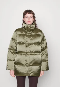 Calvin Klein Shine Puffer Down Coat - Donsjas - New Basil