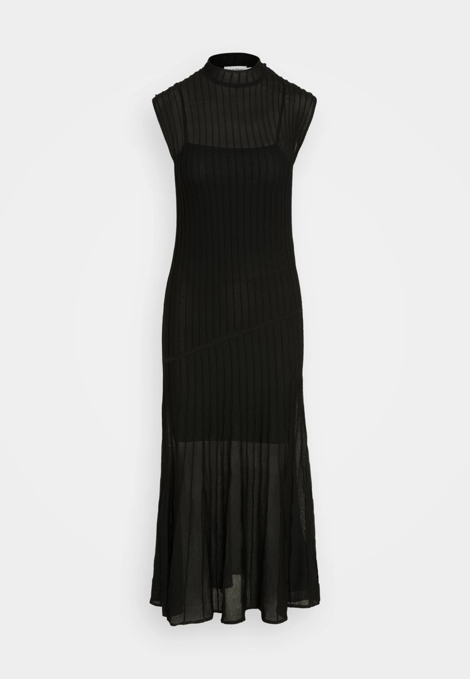 Calvin Klein Sheer Dress - Cocktailjurk - Black - Afbeelding 5