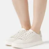 Calvin Klein Clean Cup Lace Up - Sneakers Laag - Dark Ecru