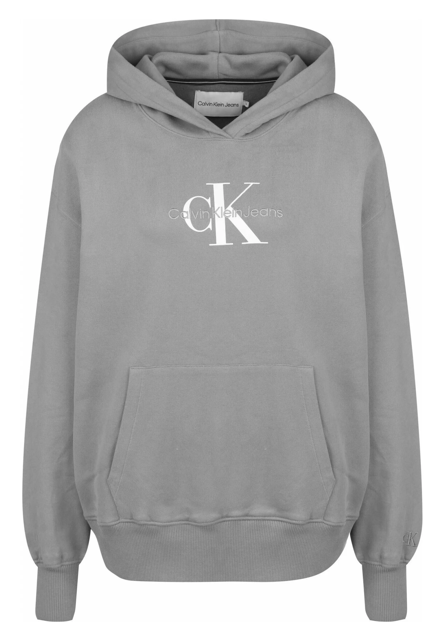 Calvin Klein Jeans Oversized Monogramm - Hoodie - Overcast Grey