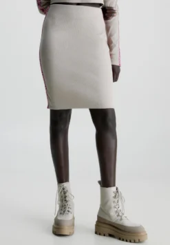 Calvin Klein Jeans Minirok - Plaza Taupe