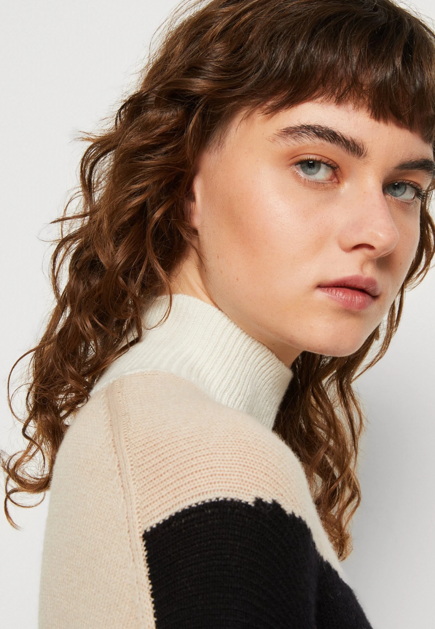 Calvin Klein Roll Neck Sweater - Trui - White Clay - Afbeelding 4