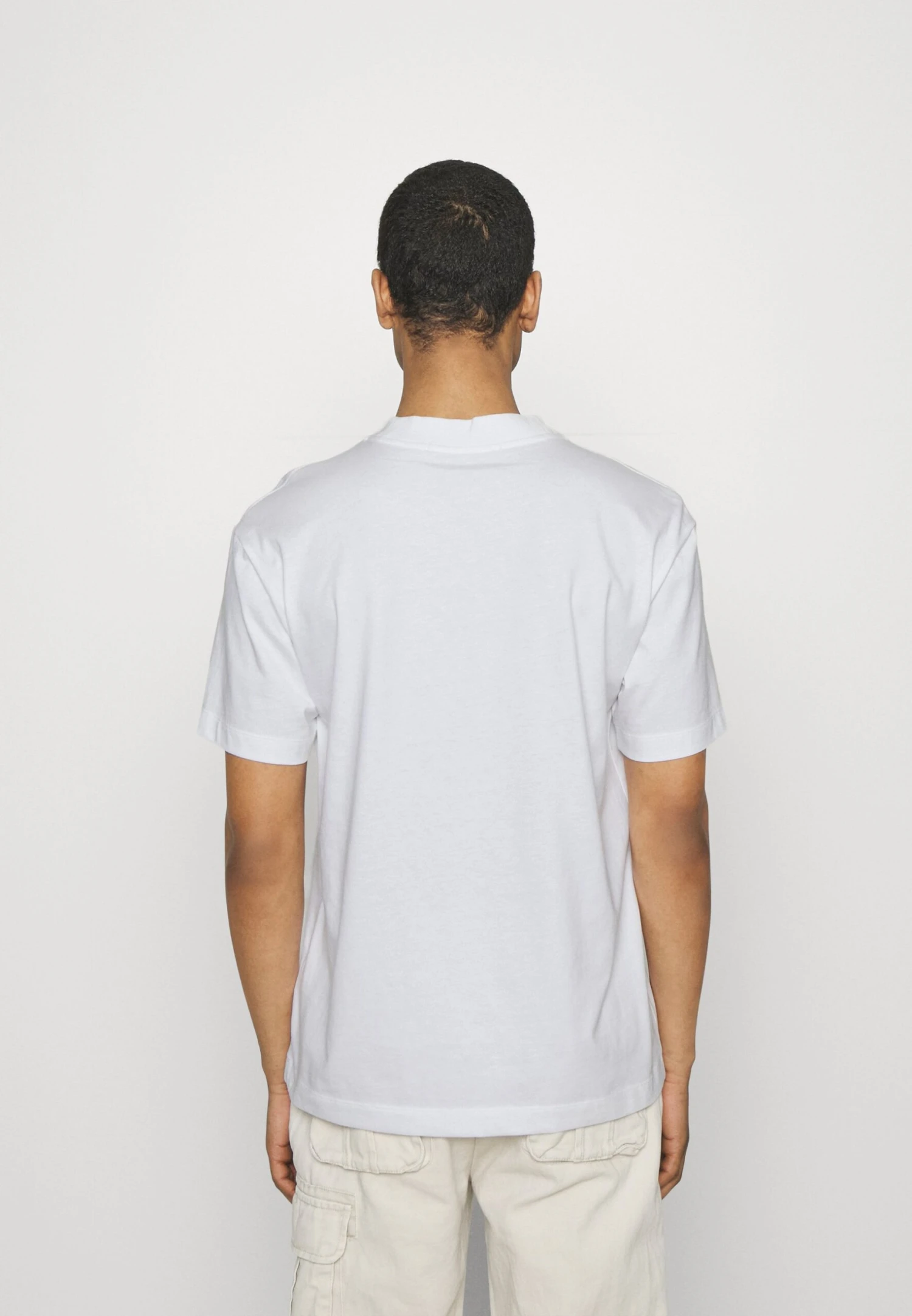 Calvin Klein Jeans Layered Address Tee Unisex - T-Shirt Print - Bright White - Afbeelding 3