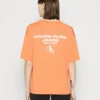 Calvin Klein Jeans Logo Boyfriend Tee - T-Shirt Print - Summer Squash