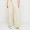 Calvin Klein Jeans High Waist Utility Wide Pants - Cargobroek - Classic Beige