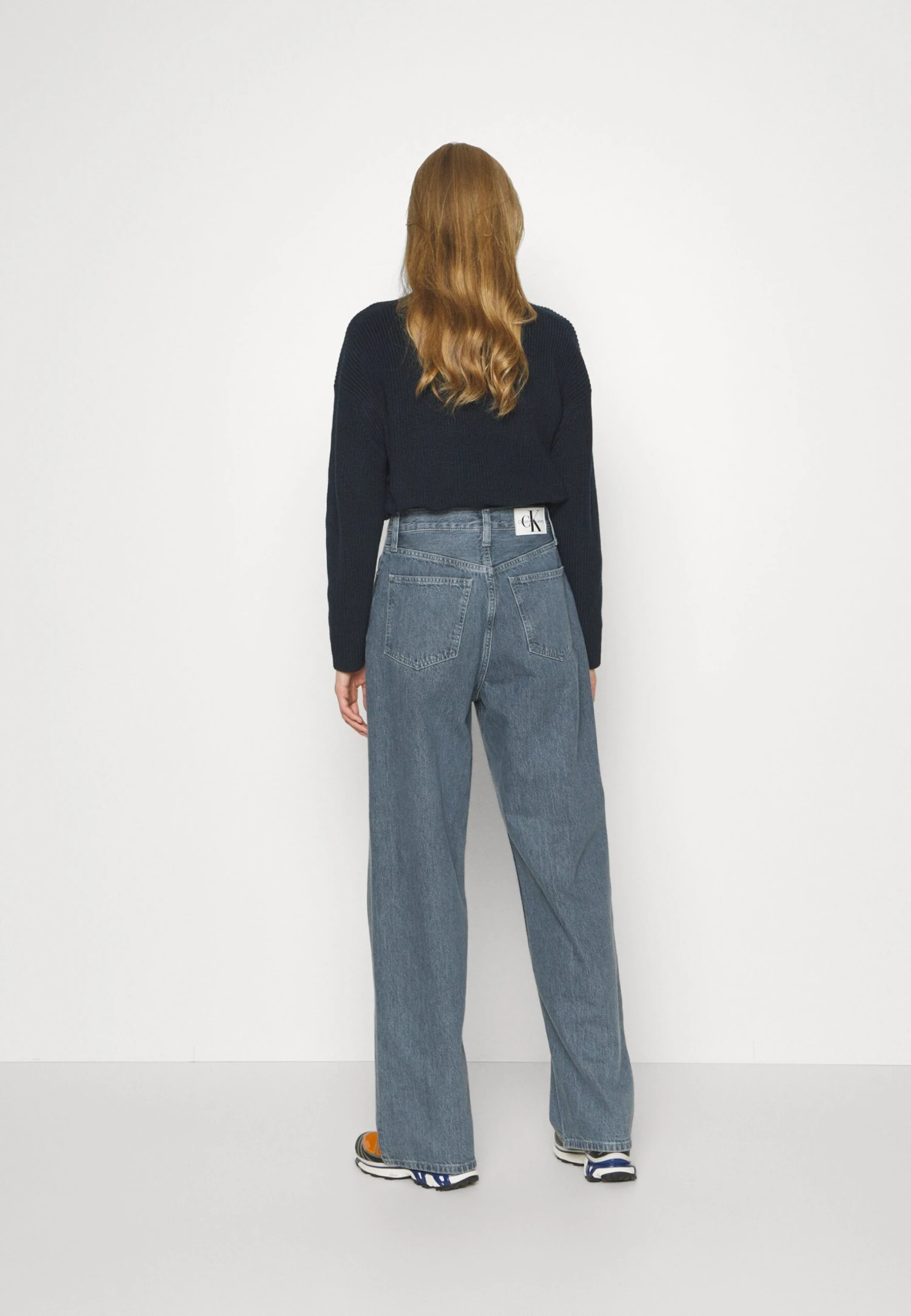 Calvin Klein Jeans High Rise - Relaxed Fit Jeans - Denim Grey - Afbeelding 5