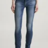 Calvin Klein Jeans High Rise - Slim Fit Jeans - Denim Dark