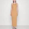Calvin Klein Nove Cut-Out Maxi Dress - Gebreide Jurk - Pale Terracotta