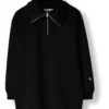 Calvin Klein Spacer Zip Loose Maat - Jurk - Zwart