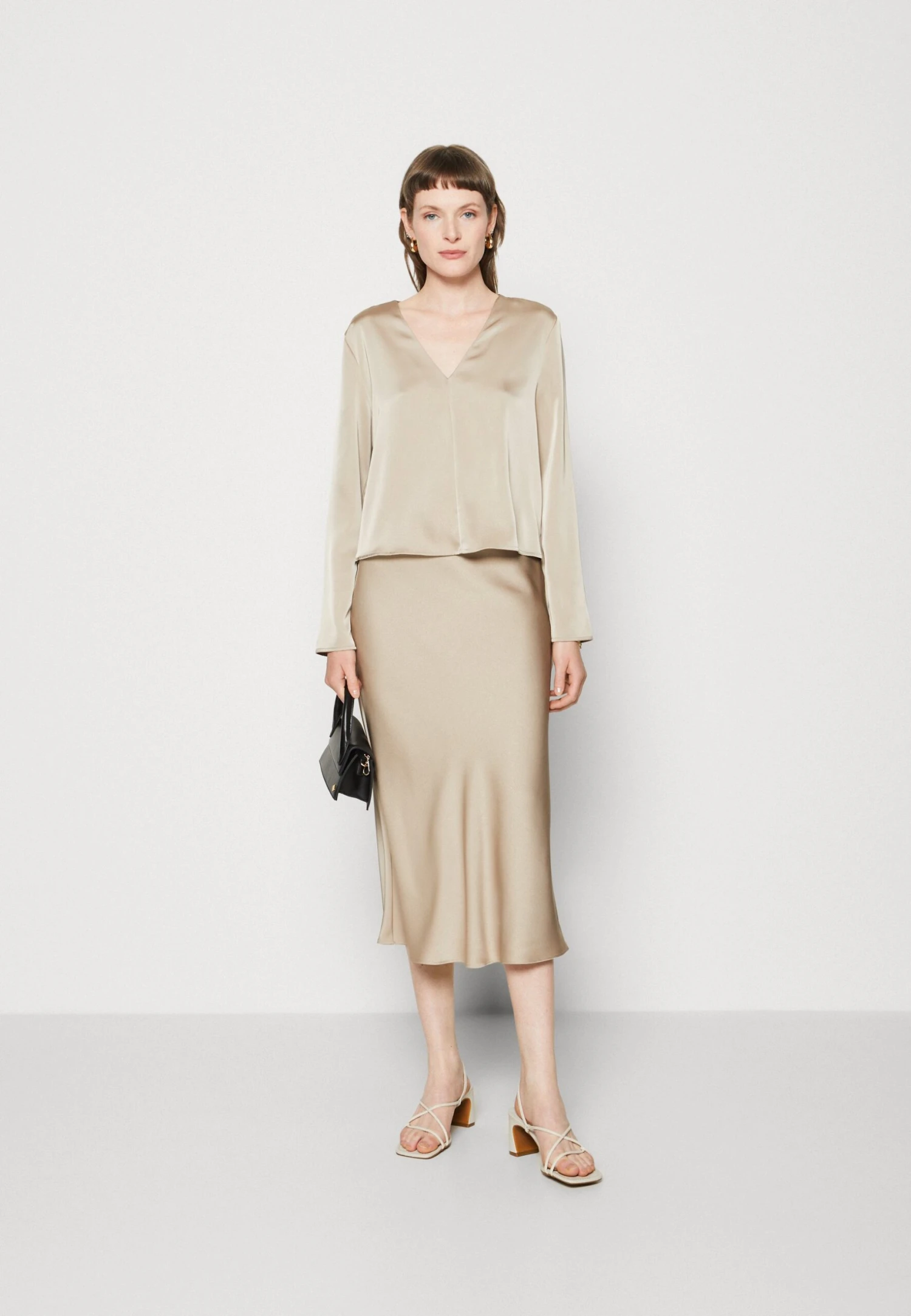 Calvin Klein Light Weight Shirt - Blouse - Medium Taupe - Afbeelding 2