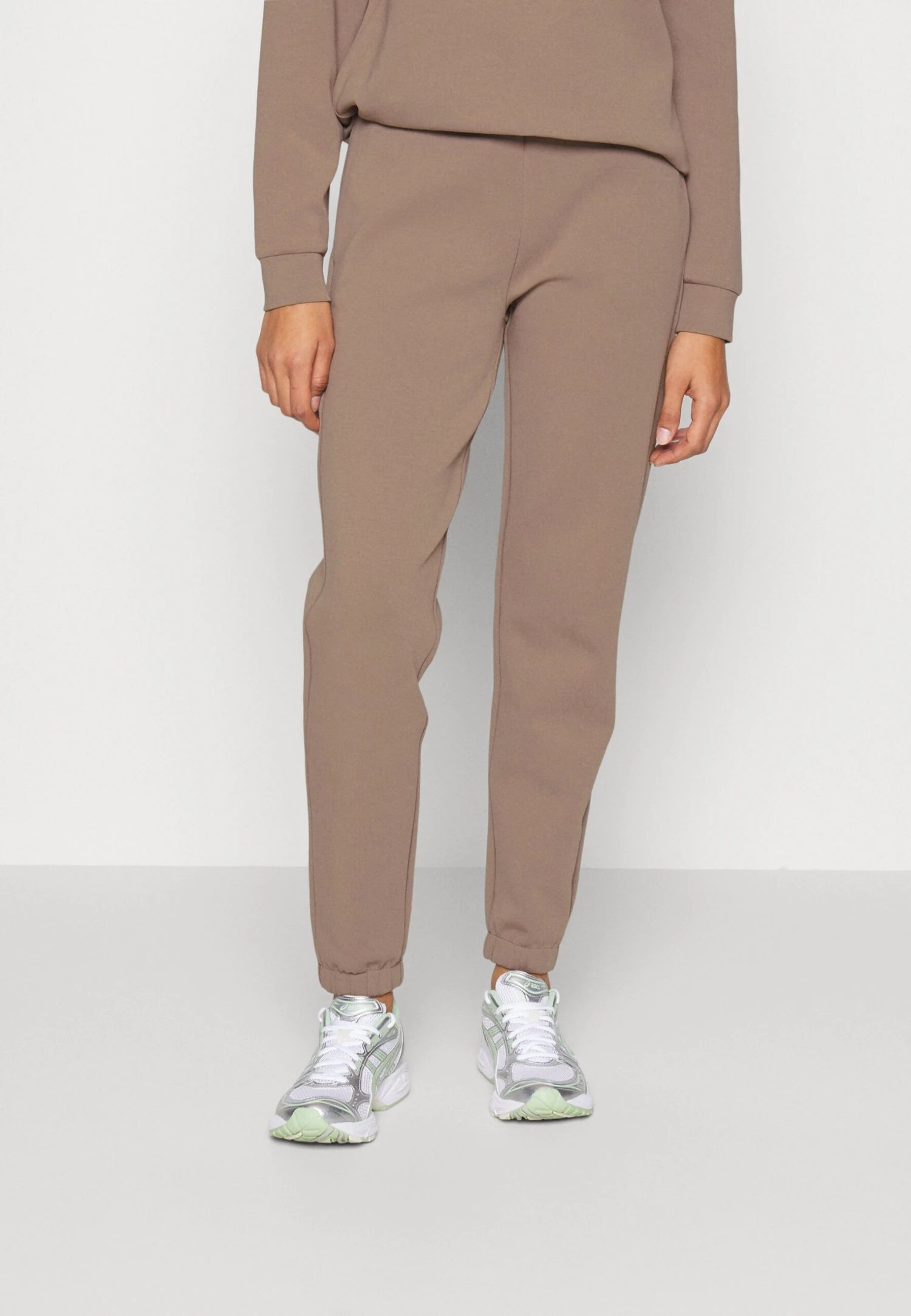 Calvin Klein Minimal Logo Scuba - Trainingsbroek - City Taupe